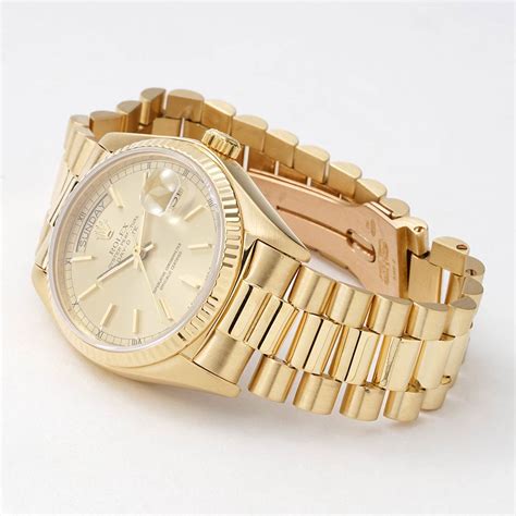 rolex president gold|pre owned rolex president gold.